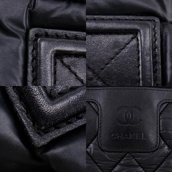 CHANEL Cococoon Handbag A48610 Small tote reversible black Nylon Women - Picture 14 of 14